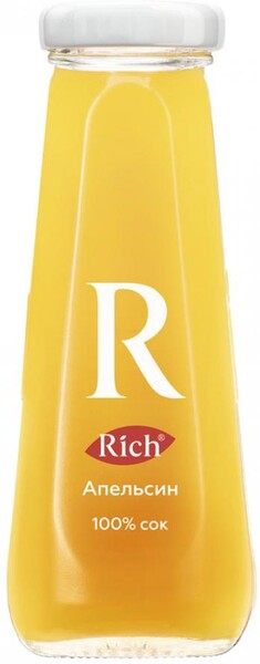 Сок Rich апельсиновый 100% 0,2л
