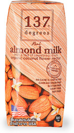 Миндальное молоко с нектаром кокосовых соцветий 137 Degrees, 180 мл