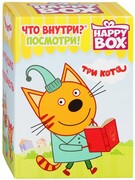 Фигурка и карамель Три Кота Happy Box в коробочке 18г