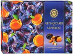 Конфеты Микаелло Чернослив и абрикос в шоколадной глазури с орехами 220г