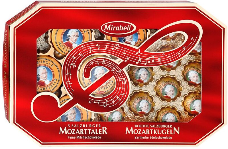 Конфеты Mirabell Mozart шоколадные ассорти, 271г