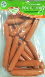 Сосиски в/у из мяса птицы Халял Эко Восточные 480 гр., пакет