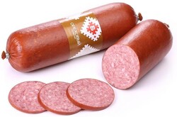 Колбаса Брестский мясокомбинат сервелат, ореховый, варено-копченая, в/у