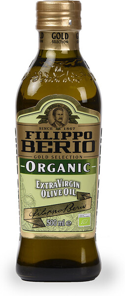 Масло оливковое FILIPPO BERIO Organic Extra virgin нерафинированное, 500мл Италия, 500 мл