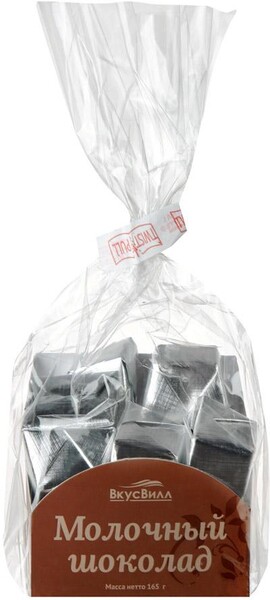 Шоколад ВкусВилл молочный 0,165кг