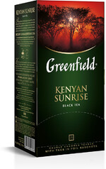 Чай Greenfield Kenyan Sunrise черный 25 пакетиков по 2 г