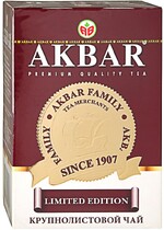 Чай Akbar Limited Edition черный крупнолистовой 200 г
