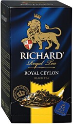 Чай Richard Royal Ceylon черный 25 пакетиков по 2 г