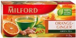 Чай Milford Orange-Ginger зеленый 20 пакетиков по 1.75 г