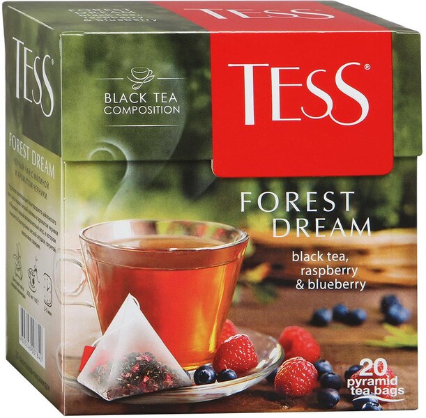 Чай Tess Forest Dream черный 20 пирамидок по 1.8 г