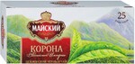Чай Майский Корона Российской Империи черный 25 пакетиков по 2 г