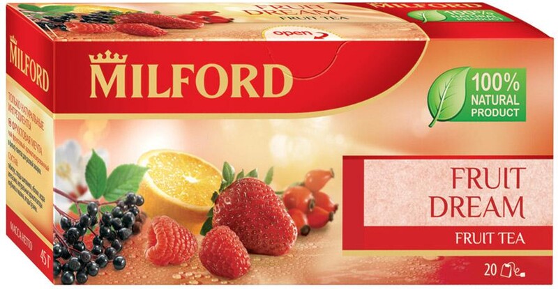 Чай Milford Fruit фруктовый 20 пакетиков по 2 г