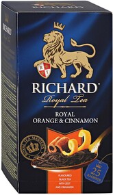Чай Richard Royal Orange Cinnamon черный 25 сашет по 2 г