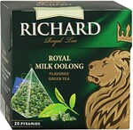 Чай Richard Royal Milk Oolong зеленый листовой 20 пирамидок по 1.7 г