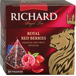 Напиток Richard Royal Red Berries чайный 20 пирамидок по 1.7 г
