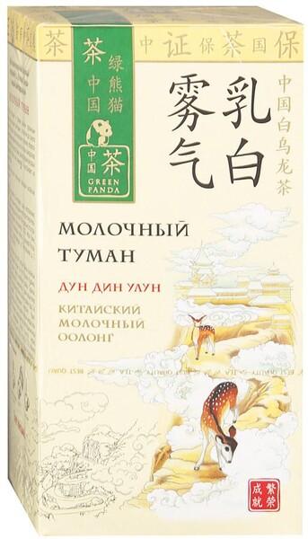 Чай Green Panda Молочный Туман Дун Дин зеленый мелкий 25 пакетиков по 2 г