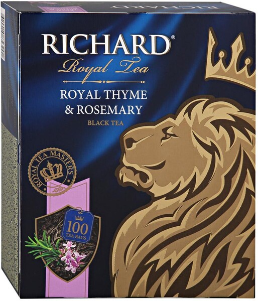 Чай Richard Royal Thyme Rosemary черный 100 пакетиков по 2 г