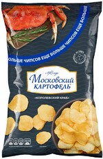 Чипсы «Московский картофель» со вкусом королевского краба, 225 г