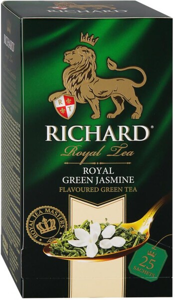 Чай Richard Royal Green Jasmine зеленый 25 сашет по 2 г