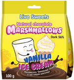 Маршмеллоу, в шоколаде  со вкусом Ванильный пломбир 100 г.
