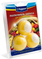 Поглотитель запаха Topperr для холодильника 3шт