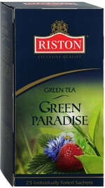 Чай Riston Green Paradise зеленый мелкий 25 пакетиков по 1.5 г