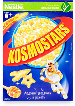 Готовый завтрак Kosmostars звездочки и ракеты медовые 325г