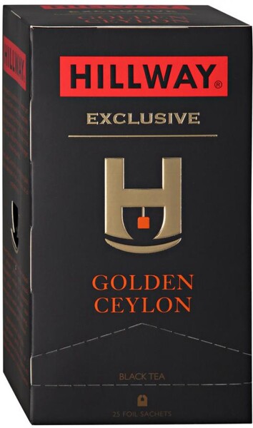 Чай Hillway Golden Ceylon черный 25 сашет по 2 г