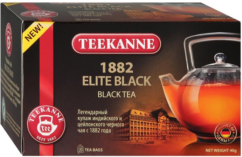 Чай Teekanne Elite Black черный мелкий 20 пакетиков по 2 г