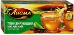 Чай Лисма Тонизирующий зеленый 25 пакетиков по 1.5 г