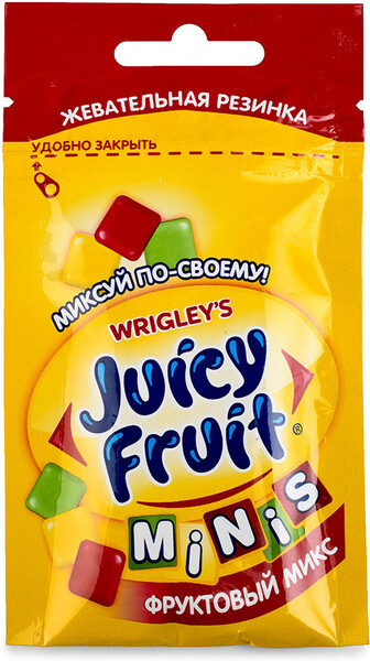 Резинка жевательная Juicy Fruit Minis 13.8 г