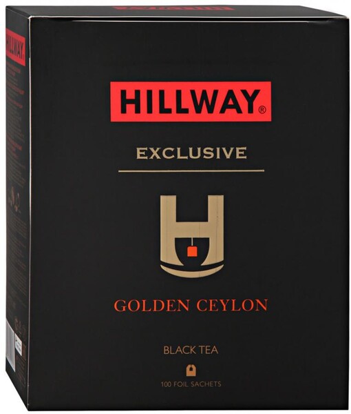 Чай Hillway Golden Ceylon черный 100 сашет по 2 г