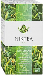 Чай Niktea Ориентал Блум зеленый мелкий 25 пакетиков по 2 г