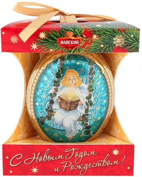 Чай Майский Новогодний Медальон черный крупнолистовой 20 г