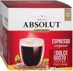Капсулы Absolut Drive Espresso 16 штук по 6 г