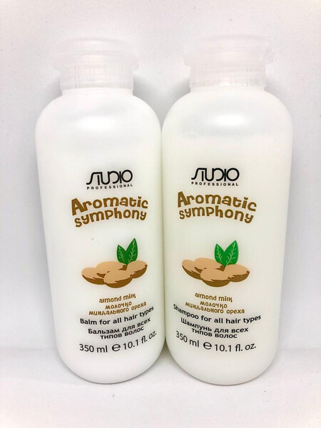 Шампунь для волос с Молочком миндального ореха 350мл +Бальзам для волос с Молочком миндального ореха