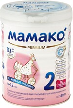 Смесь молочная сухая Мамако Premium 2 последующая адаптированная на основе козьего молока с 6-12 месяцев 800 г
