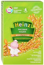 Каша рисовая Heinz безмолочная быстрорастворимая с 4 месяцев 160 г