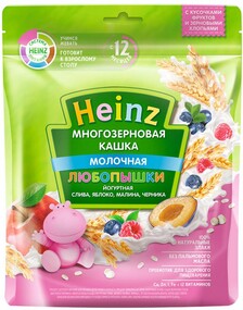 Каша Heinz любопышки безмолочная быстрорастворимая йогуртная с 12 месяцев 200 г