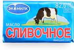 Масло Сливочное Экомилк 82,5%, 180г