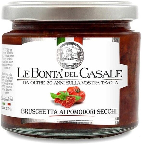 Брускетта LE BONTA DEL CASALE из томатов, 180 гр., стекло