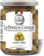 Оливки LE BONTA DEL CASALE зеленые сладкие, 280 гр., стекло