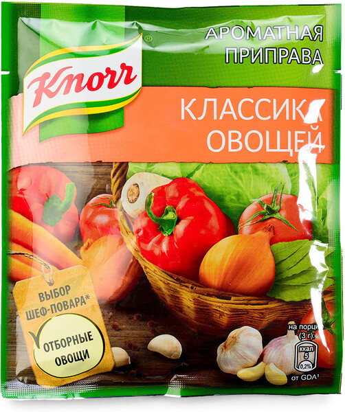 Приправа Knorr Классика овощей универсальная 75 г