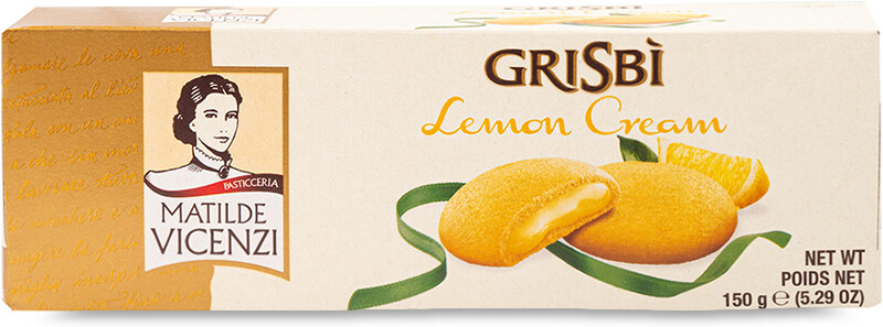 Печенье Grisbi с начинкой из лимонного крема 150г