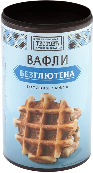 Смесь готовая Тестовъ Вафли без глютена 0,4кг