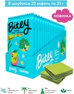 Вафли Bitey Груша-Брокколи без добавленного сахара 35г Россия