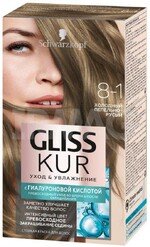 Краска для волос 8-1 Холодный пепельно-русый Schwarzkopf Уход&Увлажнение, 150 мл., картонная коробка