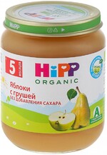 Пюре Hipp Organic с грушей с яблоками без сахара с 5 месяцев 125 г