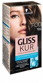 Стойкая краска для волос 7-00 Тёмно-русый Schwarzkopf Уход & Увлажнение, 150 мл., картонная коробка