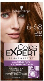 Краска для волос 6-68 Шоколадный каштановый Schwarzkopf Уход&Увлажнение, 150 мл., картонная коробка